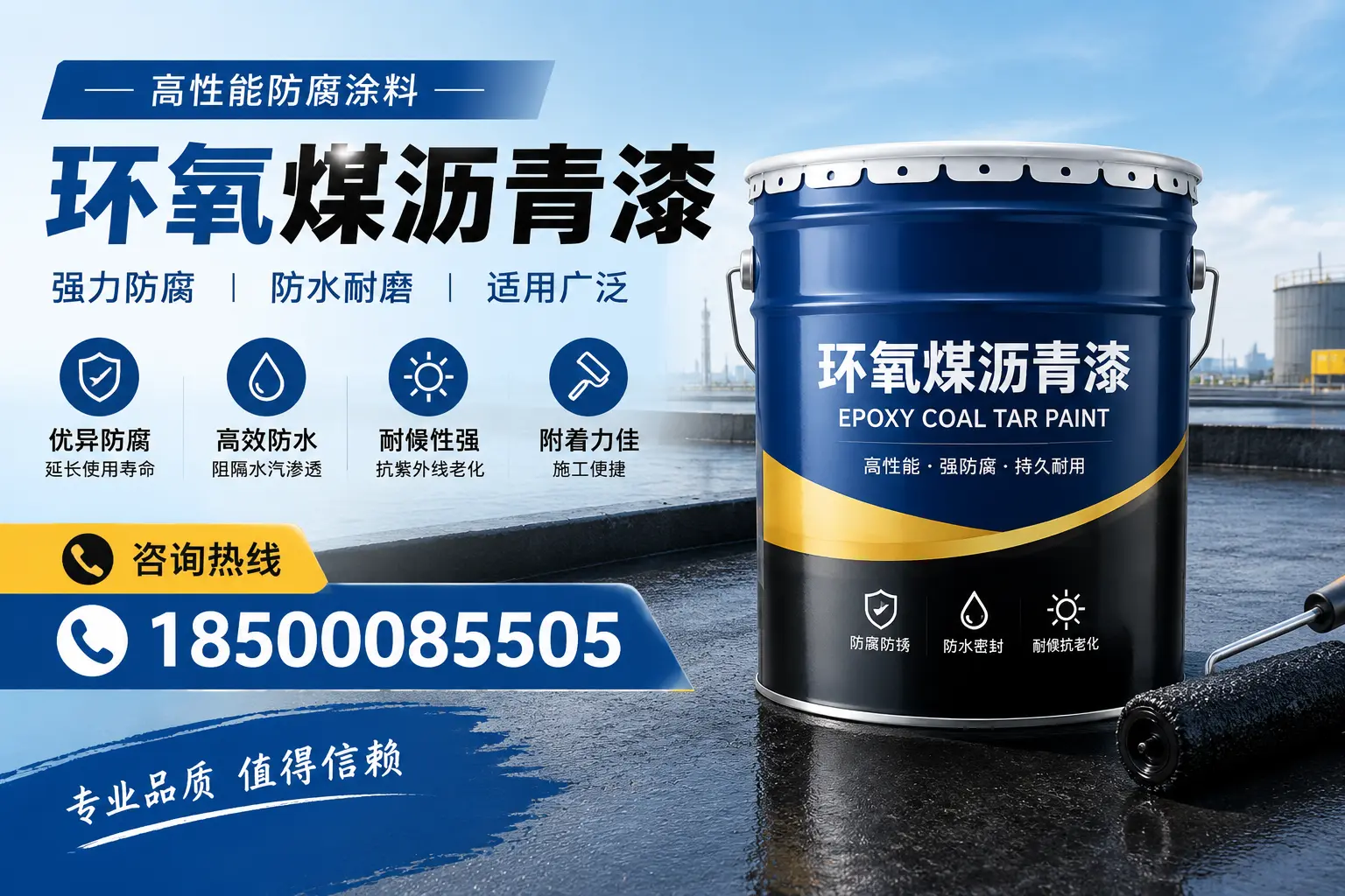 环氧煤沥青漆的主要成分与功能，阳原用户深度了解