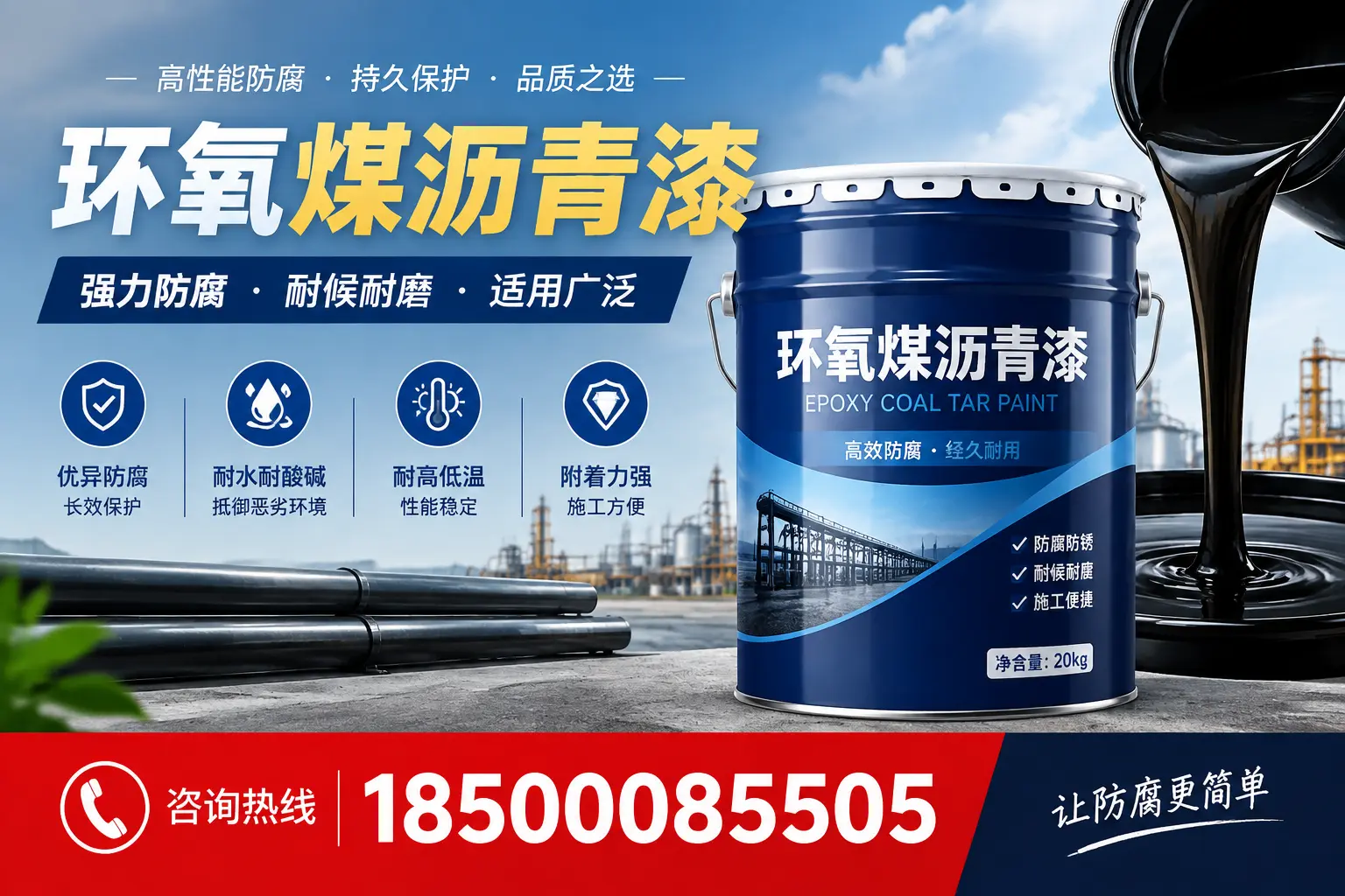 环氧煤沥青漆在不同气候条件下的表现分析，阳原适用性